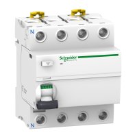 Фото Вимикач диференційного струму (ПЗВ) 4P 100A 300мАAC S Schneider
