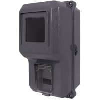 Фото Шкаф пластиковый e.mbox.stand.plastic.n.f1 под однофазный счетчик, навесной, с комплектом метизов