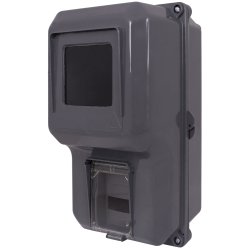 Шафа пластикова e.mbox.stand.plastic.n.f1 під однофазний лічильник, навісна, з комплектом металовиробів