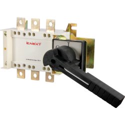 Выключатель-разъединитель нагрузки, с боковой рукояткой, 3р, 125А, e.industrial.ukgz.125.3