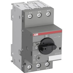Автоматический выключатель защиты двигателя ABB MS116-4,0#2,5…4A, Ics=50кА