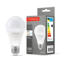 Фото Лампа LED TITANUM A65 15W E27 4100K 220V 50шт/ящ 25381