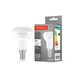 Лампа LED TITANUM R50 6W E14 4100K 220V 50шт/ящ 25684