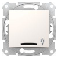 Фото Кнопочный выключатель Schneider Electric Sedna с символом 