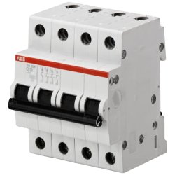 Автоматический выключатель SH204-C50C, 6kA, 50A, 4P