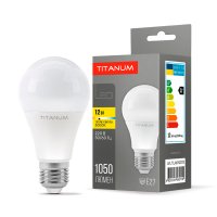 Фото LED лампа TITANUM A60 12W E27 3000K 26455