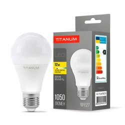 LED лампа TITANUM A60 12W E27 3000K 26455