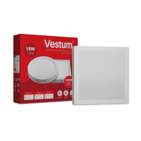 Фото Квадратный светодиодный накладной светильник Vestum 18W 4000K 220V 1-VS-5403