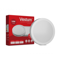 Фото Круглый светодиодный накладной светильник Vestum 18W 4000K 220V 1-VS-5303