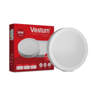 Фото Круглый светодиодный накладной светильник Vestum 24W 6000K 220V 1-VS-5304