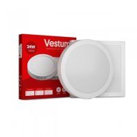 Фото Круглый светодиодный накладной светильник Vestum 24W 4000K 220V 1-VS-5305