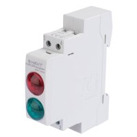 Фото Индикатор на DIN-рейке e.i.din.220.red.green, красно-зеленый