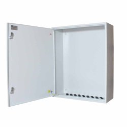 Бокс монтажный навесной BW t=1,0-(600х700х300) IP31 УХЛ3 без панели, металл. замок (с сальниками)