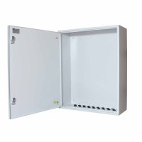 Фото Бокс монтажный навесной BW t=1,0-(800х1200х300) IP31 УХЛ3 без панели, металл. замок (с сальниками)