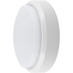 Світильник світлодіодний вологозахищений e.LED.rondo.12.6500.white, 12Вт, 6500К, IP54, білий