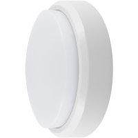 Фото Светильник светодиодный влагозащищенный e.LED.rondo.18.6500.white, 18Вт, 6500К, IP54, белый