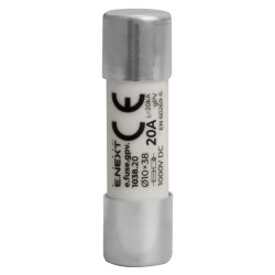 Предохранитель плавкий e.fuse.gpv.1038.20, 10x38, gPV, 20A, 1000VDC, 20kA