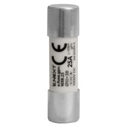 Предохранитель плавкий e.fuse.gpv.1038.25, 10x38, gPV, 25A, 1000VDC, 20kA
