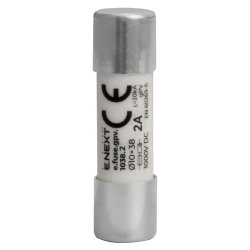 Предохранитель плавкий e.fuse.gpv.1038.2, 10x38, gPV, 2A, 1000VDC, 20kA
