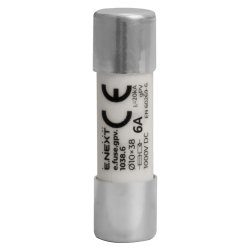 Предохранитель плавкий e.fuse.gpv.1038.6, 10x38, gPV, 6A, 1000VDC, 20kA