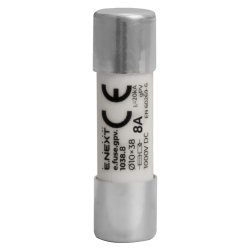 Предохранитель плавкий e.fuse.gpv.1038.8, 10x38, gPV, 8A, 1000VDC, 20kA