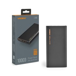 Повербанк 10000mAh VIDEX VPB-310 22.5W Black 28292