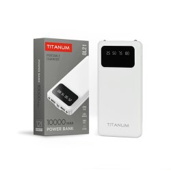 Повербанк 10000mAh TITANUM OL21 White 27479