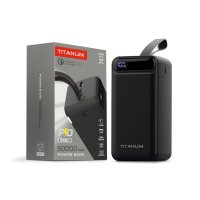 Фото Повербанк 50000mAh TITANUM 741S 22.5W Black 27531