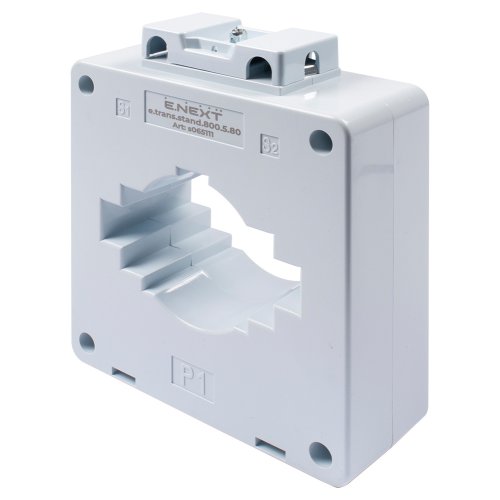 Так выглядит Трансформатор тока измерительный e.trans.stand.800.5.80, 800/5 А, класс 0,5, габарит 80 Фото Трансформатор тока измерительный e.trans.stand.800.5.80, 800/5 А, класс 0,5, габарит 80 Электробаза