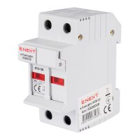 Фото Держатель предохранителя на DIN-рейку e.fuse.gpv.1038.h2, gPV, под предохранитель 10х38, 2р, 32А Электробаза