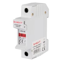 Фото Держатель предохранителя на DIN-рейку e.fuse.gpv.1038.h1, gPV,под предохранитель 10х38, 1р, 32А Электробаза