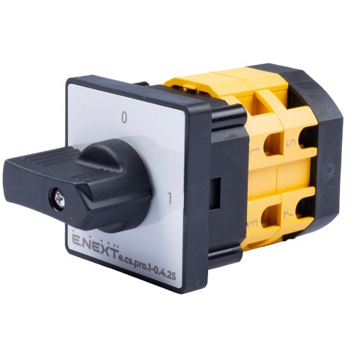 Так выглядит Пакетный выключатель e.cs.pro.1-0.4.25, (1-0), 4p, 25A Фото Пакетный выключатель e.cs.pro.1-0.4.25, (1-0), 4p, 25A Электробаза