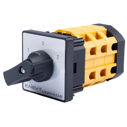Так выглядит Пакетный переключатель e.cs.pro.1-0-2.3.25, (1-0-2), 3p, 25A Фото Пакетный переключатель e.cs.pro.1-0-2.3.25, (1-0-2), 3p, 25A Электробаза