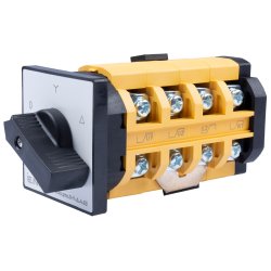 Пакетный переключатель e.cs.pro.0-Y-Δ.4.63, Звезда-Треугольник (0-Y-Δ), 4p, 63A Пакетный переключатель e.cs.pro.0-Y-Δ.4.63, Звезда-Треугольник (0-Y-Δ), 4p, 63A