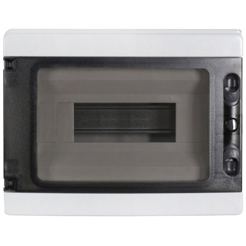 Так выглядит Корпус пластиковый на 8 модулей e.plbox.pro.n.8 навесной, IP65 Фото Корпус пластиковый на 8 модулей e.plbox.pro.n.8 навесной, IP65 Электробаза