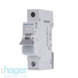 Автоматический выключатель 1P 6kA B-6A 1M Hager