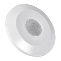 Фото Датчик присутствия инфракрасный потолочный e.sensor.presence.pir.05.white(белый), 360°, IP20 Электробаза