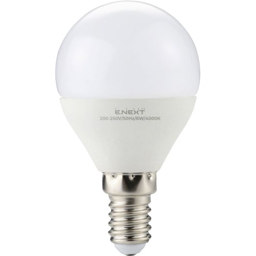 Так выглядит Лампа светодиодная e.LED.lamp.stand.P45.E14.6.4000, 6Вт, 4000К 110лм/Вт Фото Лампа светодиодная e.LED.lamp.stand.P45.E14.6.4000, 6Вт, 4000К 110лм/Вт Электробаза