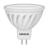 Фото Светодиодная лампа LED MR16 4.5W 4100K 220V GU5.3 CR MAXUS (new)