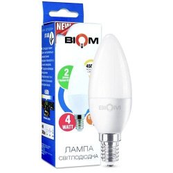 Лампы BIOM smd 4Вт C37 E14 нейтральний білий