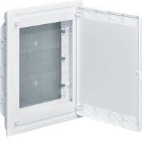 Фото Щит 3-рядный для ММ-оборудования, внутр. установки, белые пластиковые перфорированные двери, GOLF