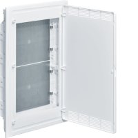 Фото Щит 4-рядный для ММ-оборудования, внутр. установки, белые пластиковые перфорированные двери, GOLF