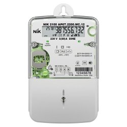 Счетчик NIK 2100 AP6T.2200.MC.12 230В 5(80)А