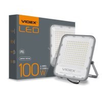 Фото LED прожектор VIDEX PREMIUM 100W 5000K 220V Gray (VL-F2-1005G) 10шт, VL-F2-1005G