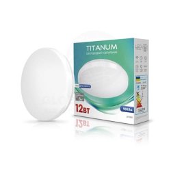 LED светильник настенно-потолочный TITANUM 12W 5000K Матовый