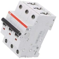 Автоматический выключатель SZ203-C63 C, 6kA, 63A, 3P, 2CDS253025R0634