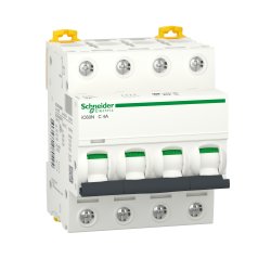 Автоматичний вимикач iC60N 4P  4A C  Schneider Electric