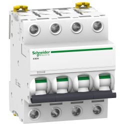 Автоматичний вимикач iC60N 4P 25A C Schneider Electric