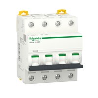 Фото Автоматичний вимикач Acti9 iK60N 4P, 10А, кр C Schneider Electric