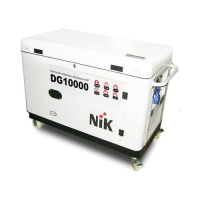 Фото Дизельный генератор NIK DG 10000, 10кВт, 230В эл.старт, кожух, автоматика